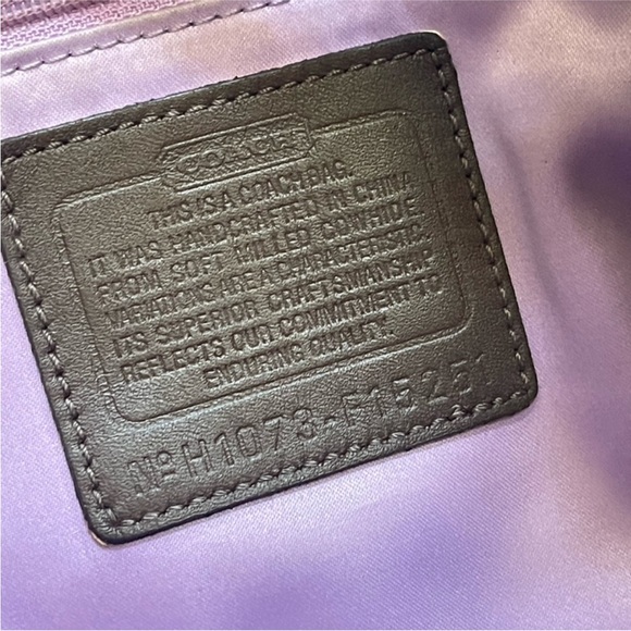 Coach Carly Brown Leather Shoulder Bag EUC - Picture 8 of 9